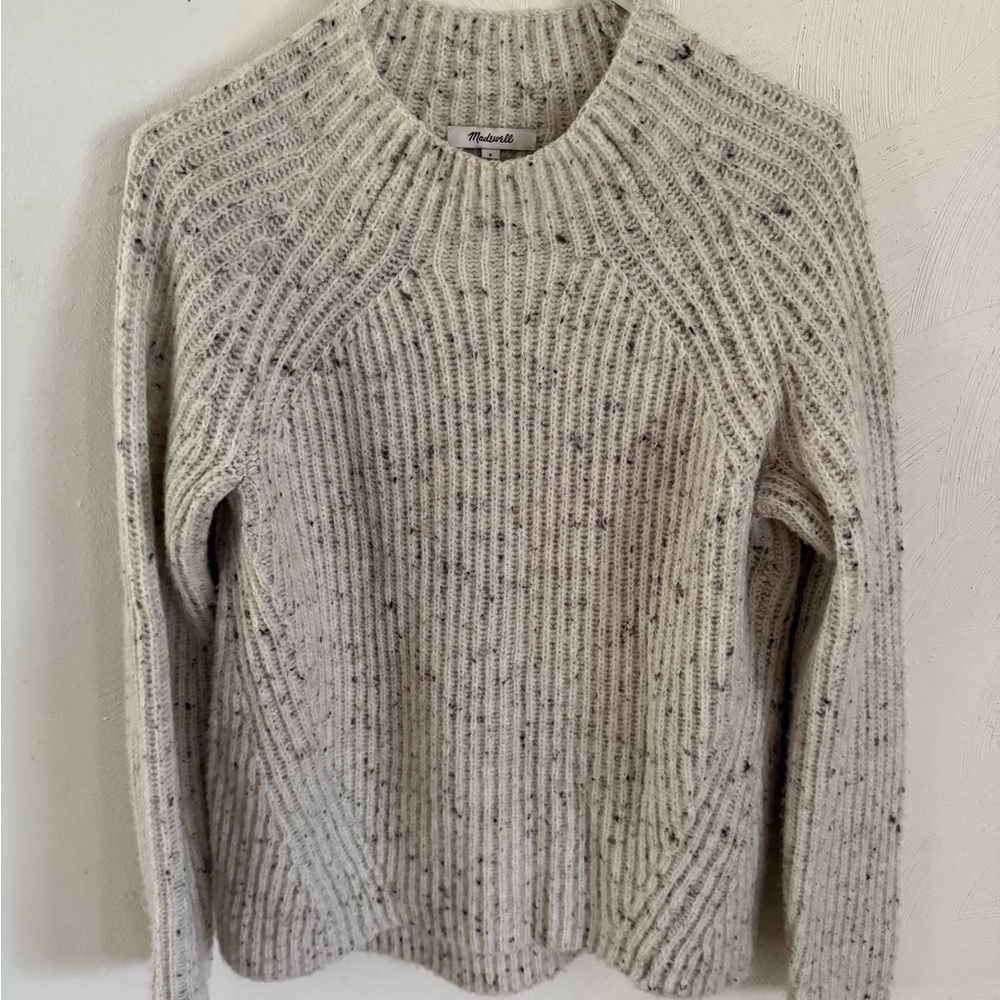 Madewell Cream Speckled Women's Sweater
